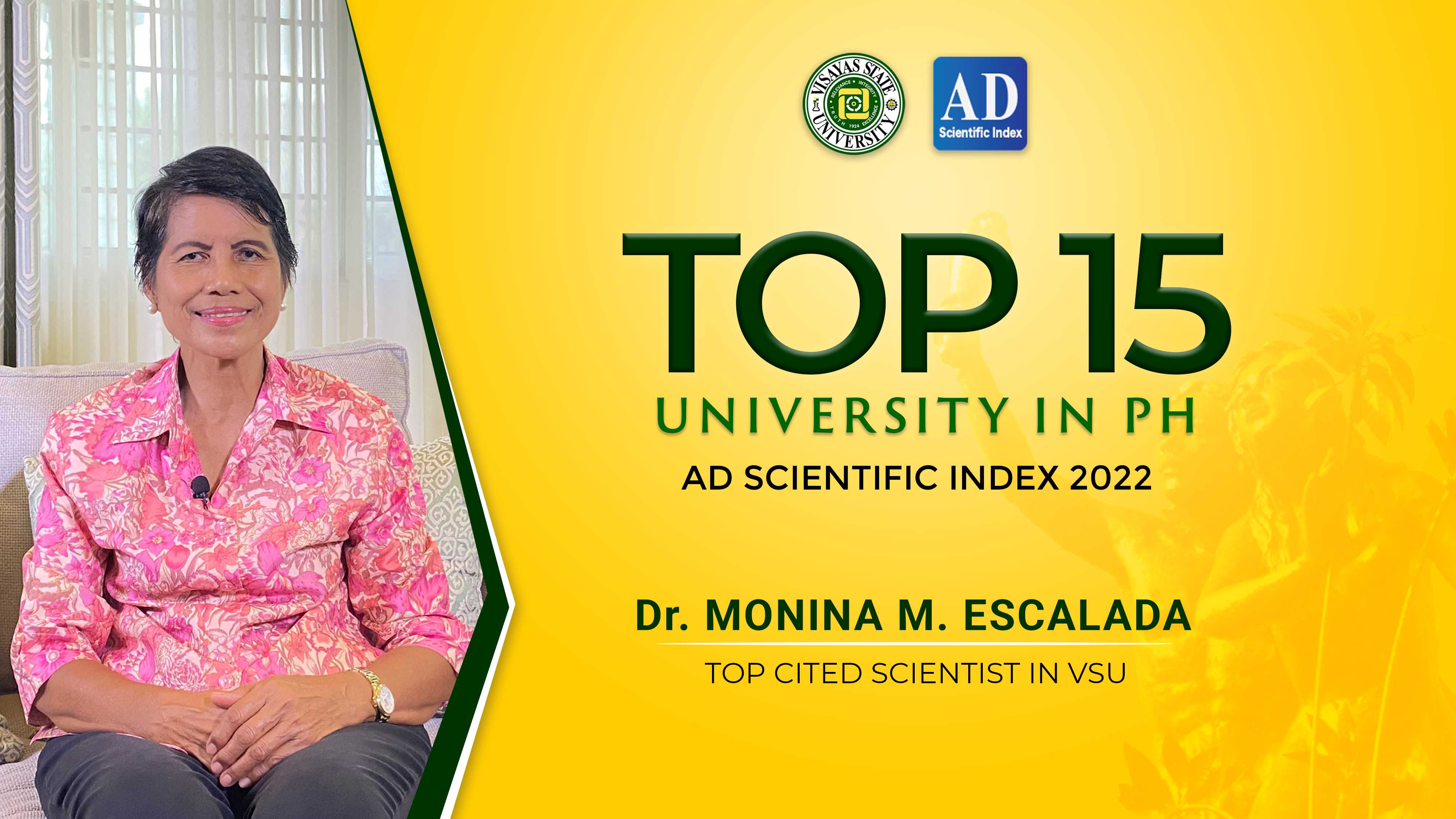 AD Scientific Index ranks VSU top 18