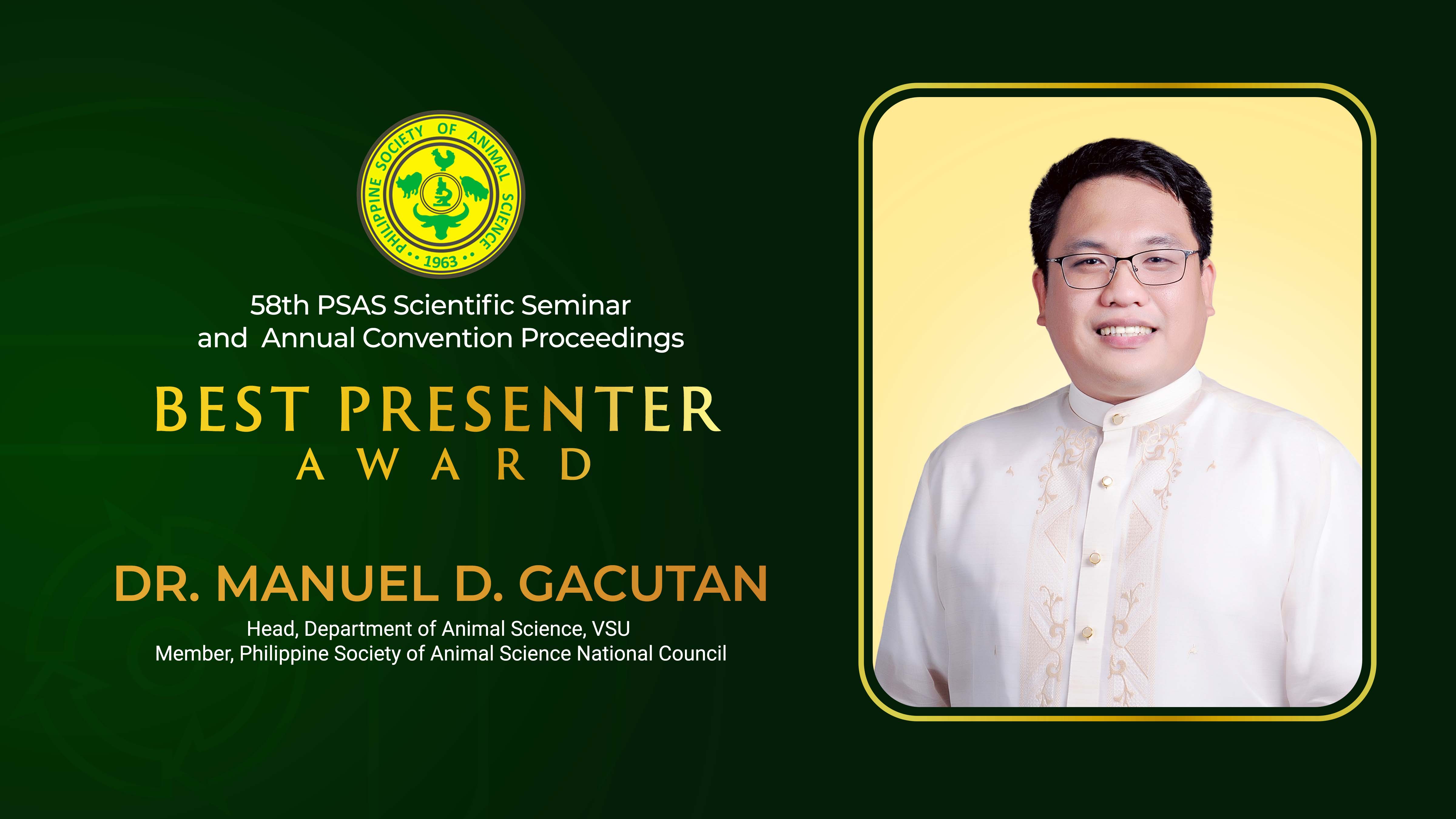 Dr. Manuel D. Gacutan, Jr.