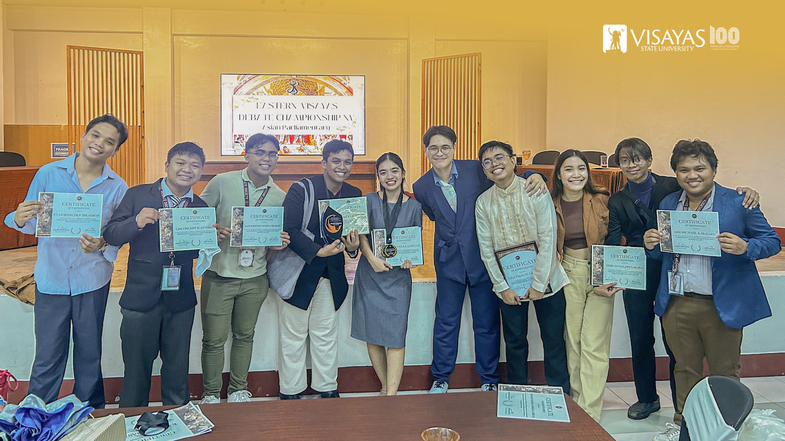 15th EVDC Debate Champion
