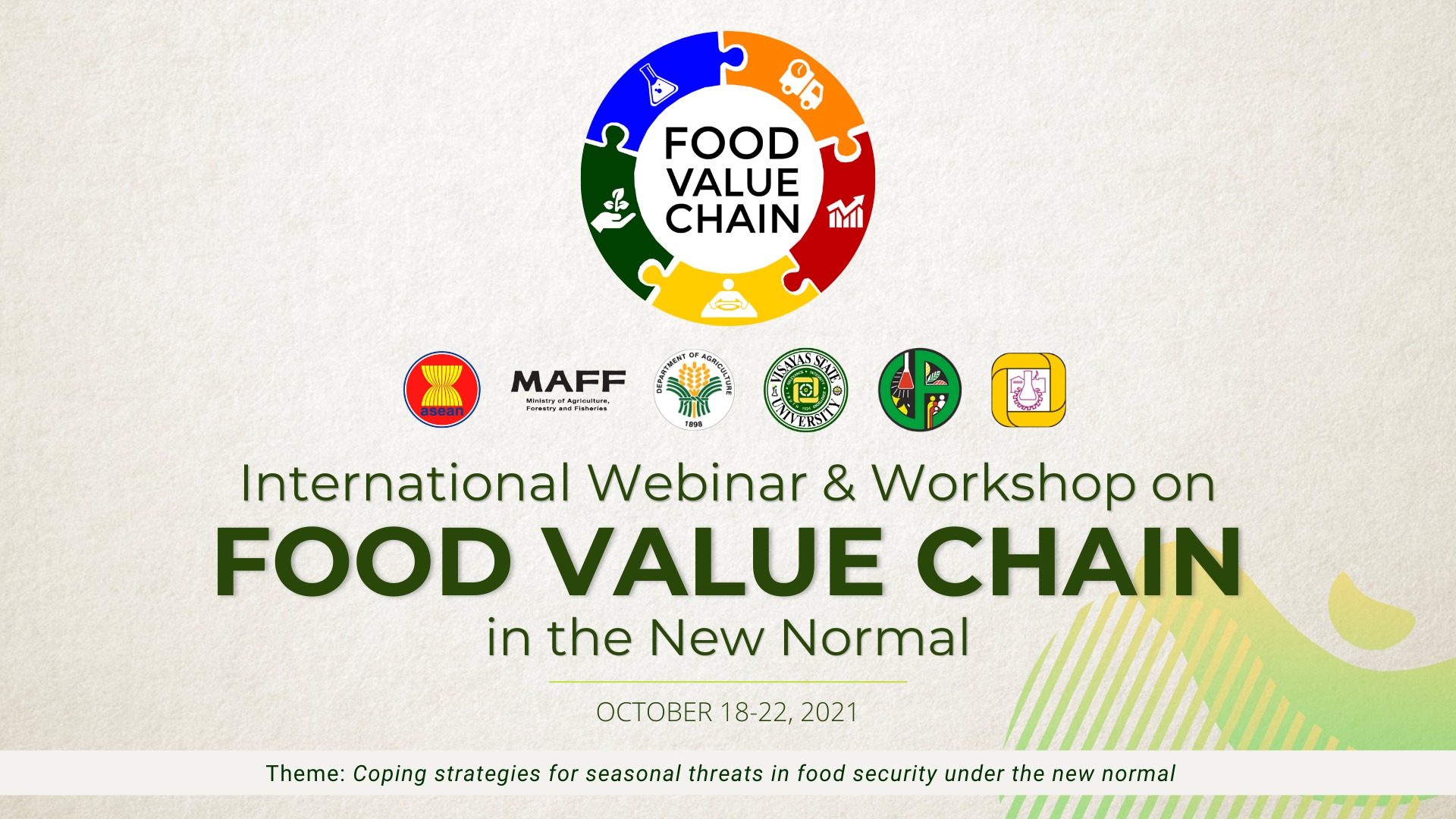International Webinar Food Value Chain