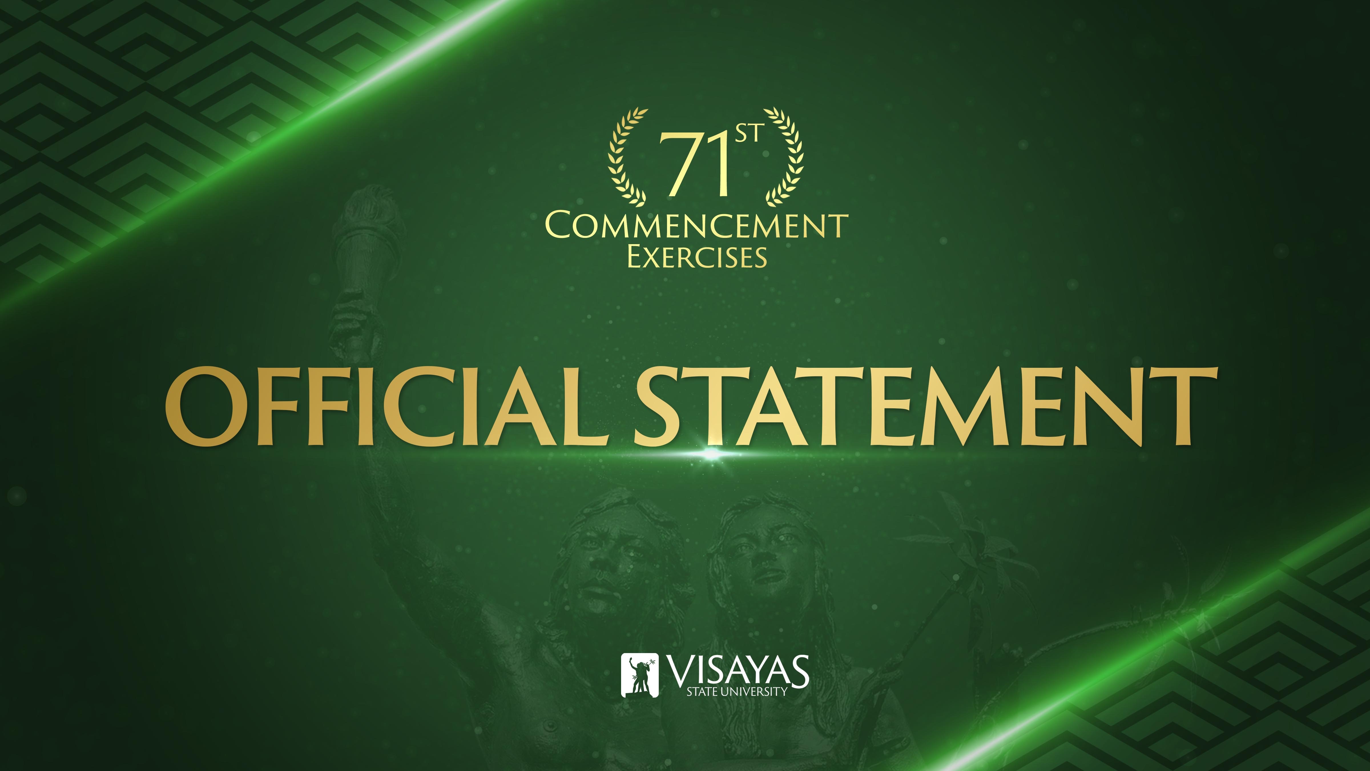 Grad Statement