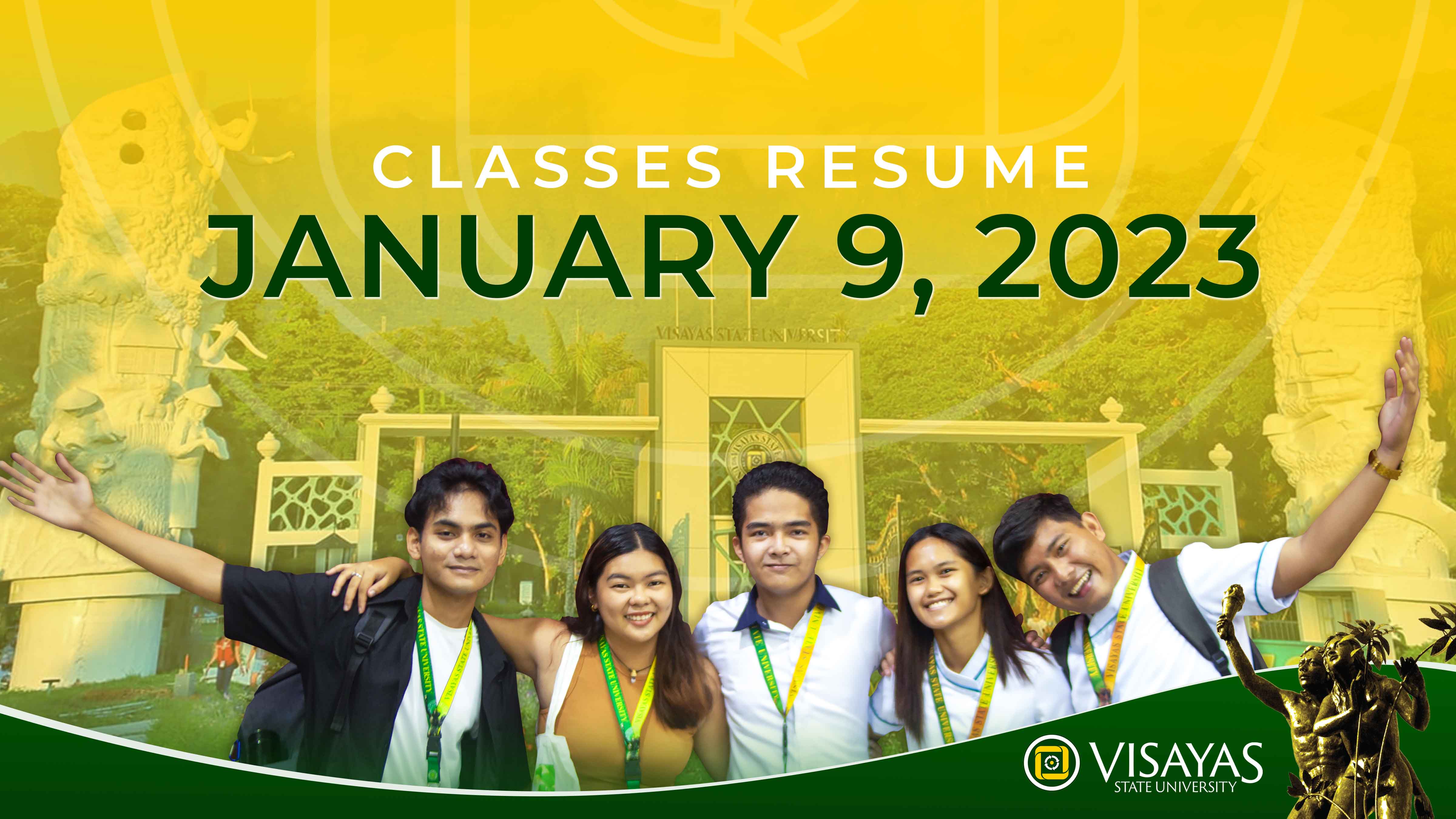 VSU Admin Council moves resumption of classes to January 9 | Visayas