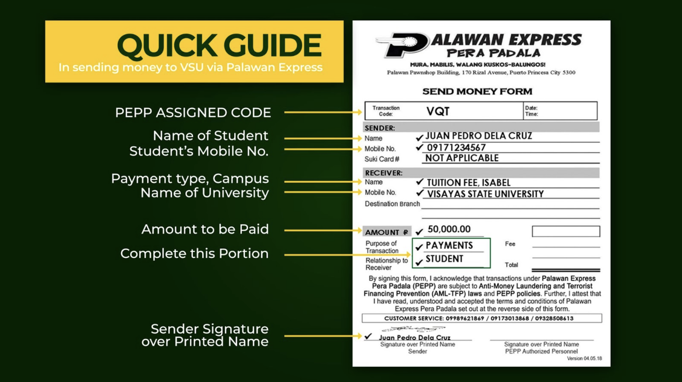 Palawan Express Pera Padala Services