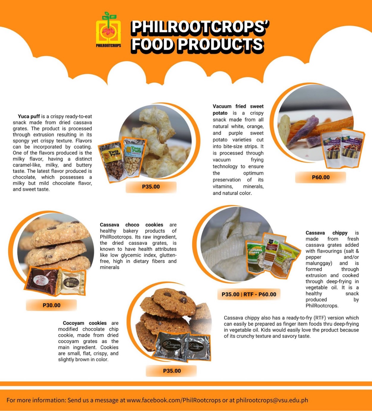 VSU PhilRootcrops Products