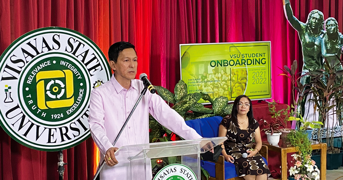 Dr. Edgardo E. Tulin in Student Onboarding A.Y. 2021-2022