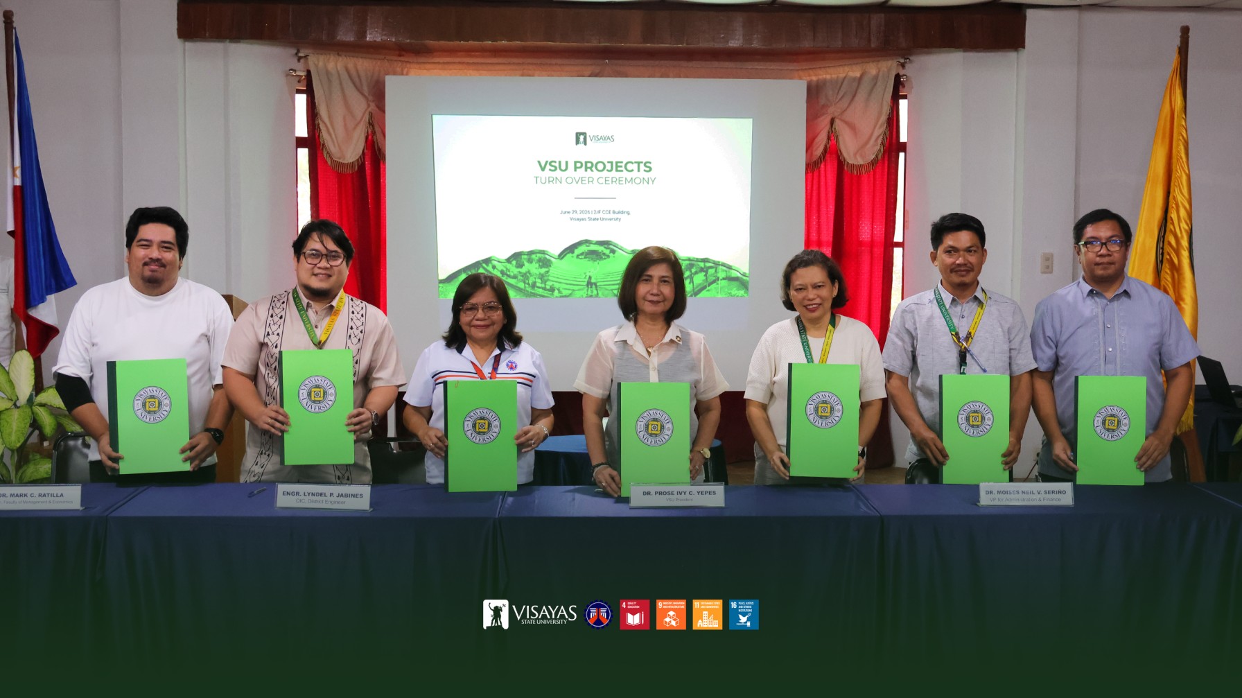 DPWH Leyte 5th DEO completes hands over three major infra projects to VSU 2