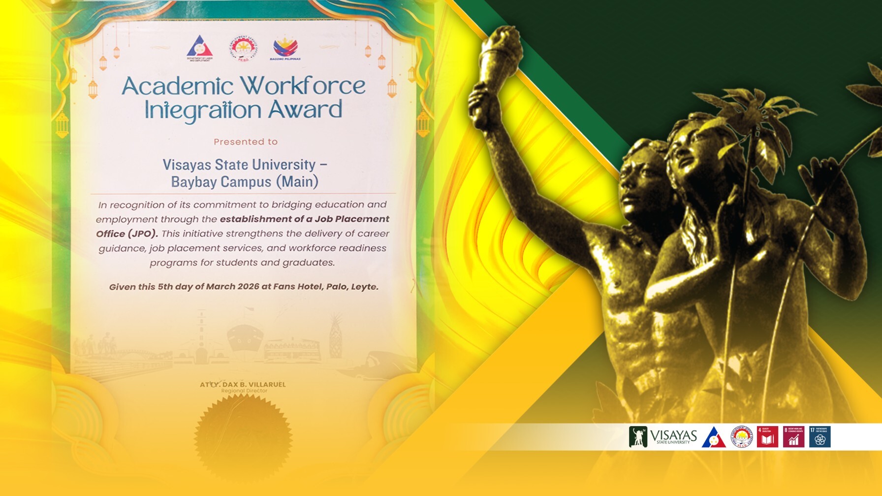 VSU-earns-DOLE-Academic-Workforce-Integration-Award-for-strengthening-career-pathways
