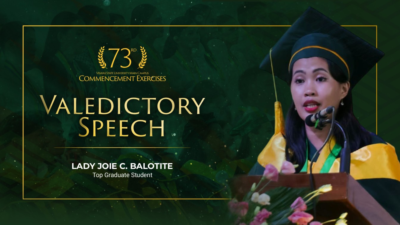 VSUGrad2026_Valedictory_Speech_of_Lady_Joie_C._Balotite_Top_Graduate_Student