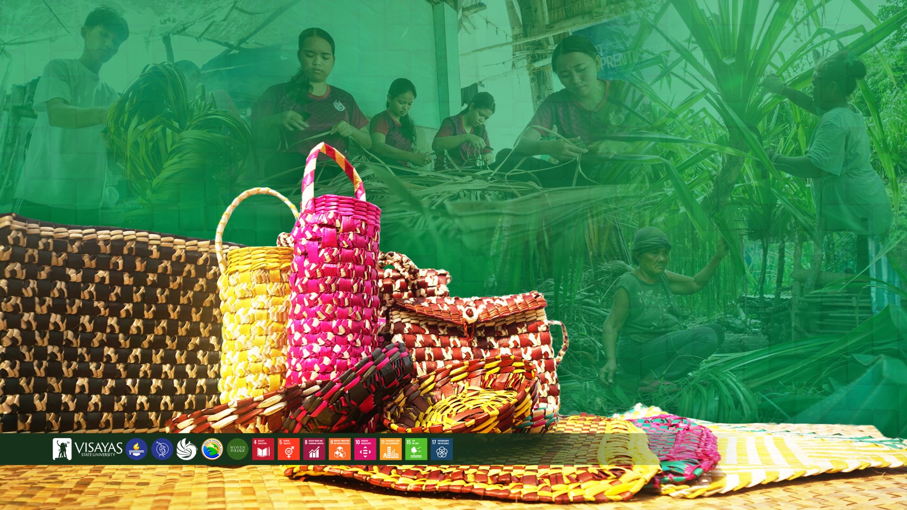 VSU BCAEd Art Apprenticeship features weaving tradition in Apid Island Inopacan Leyte 1