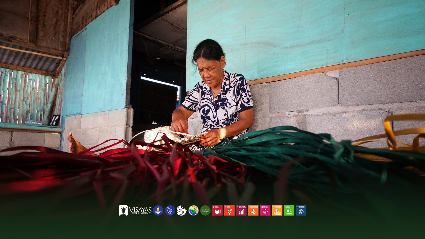 VSU BCAEd Art Apprenticeship features weaving tradition in Apid Island Inopacan Leyte 4