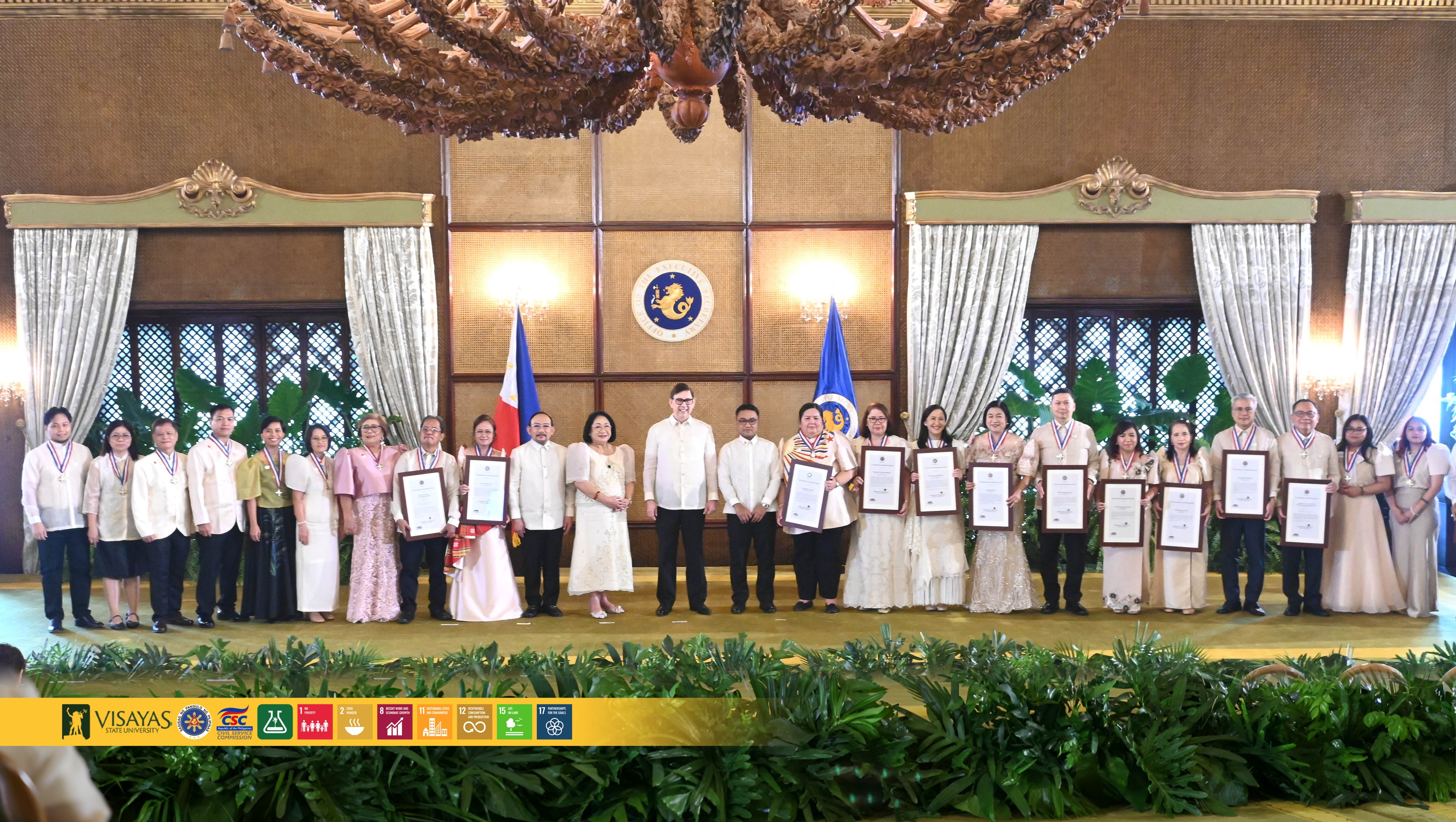 VSUs Abaca Researchers and Innovators earn Presidential Award for Empowering Farmers 2
