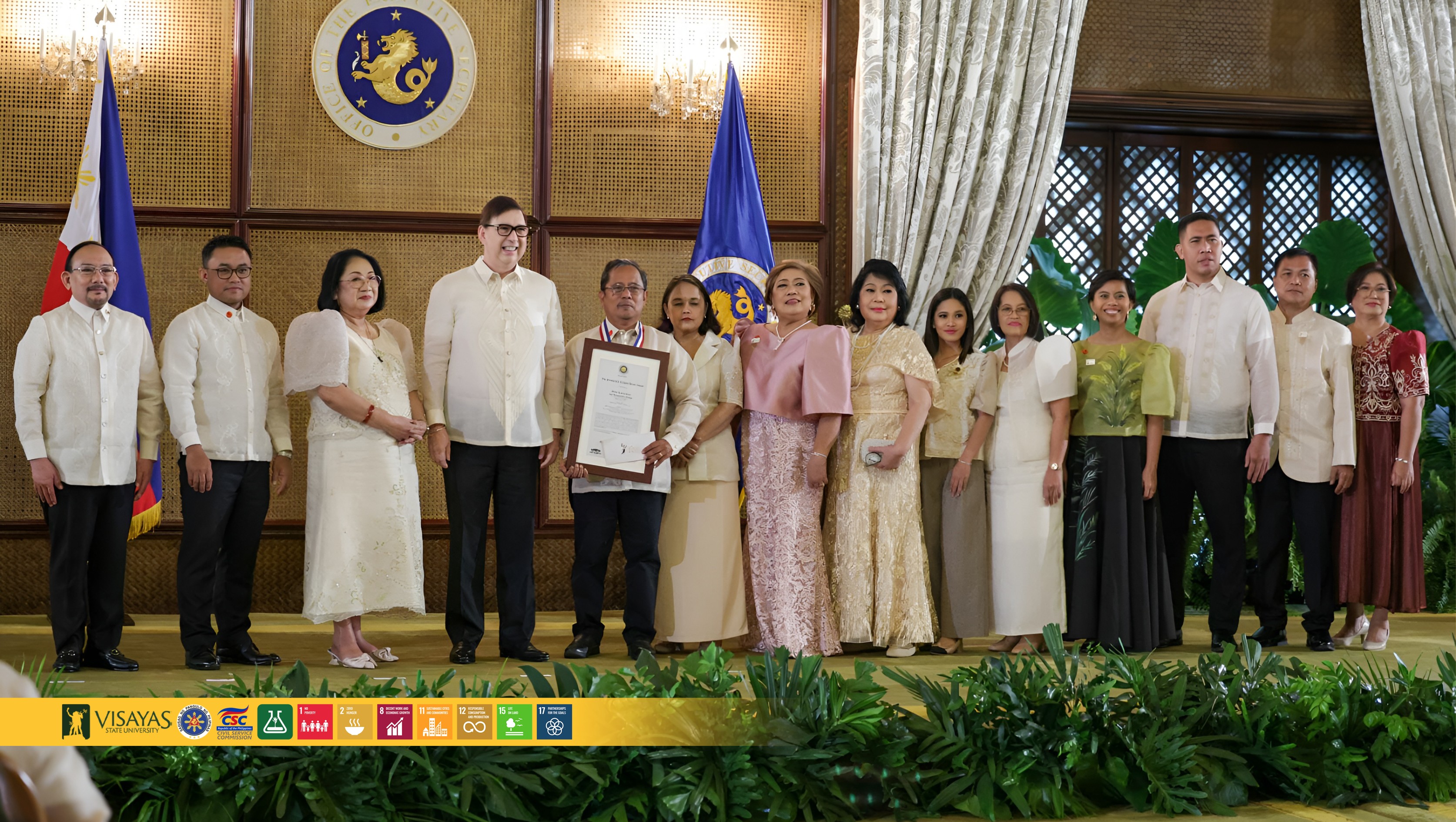 VSUs Abaca Researchers and Innovators earn Presidential Award for Empowering Farmers 3