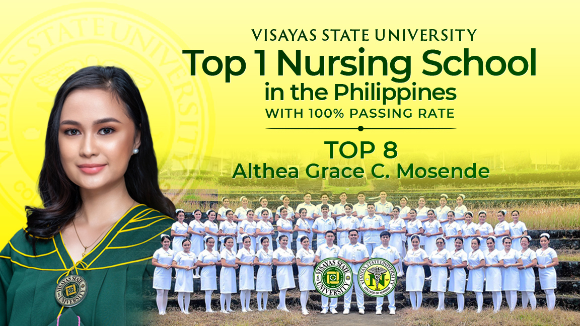 VSU is Top 1 nursing school in the country; Viscan lands 8th spot in NLE