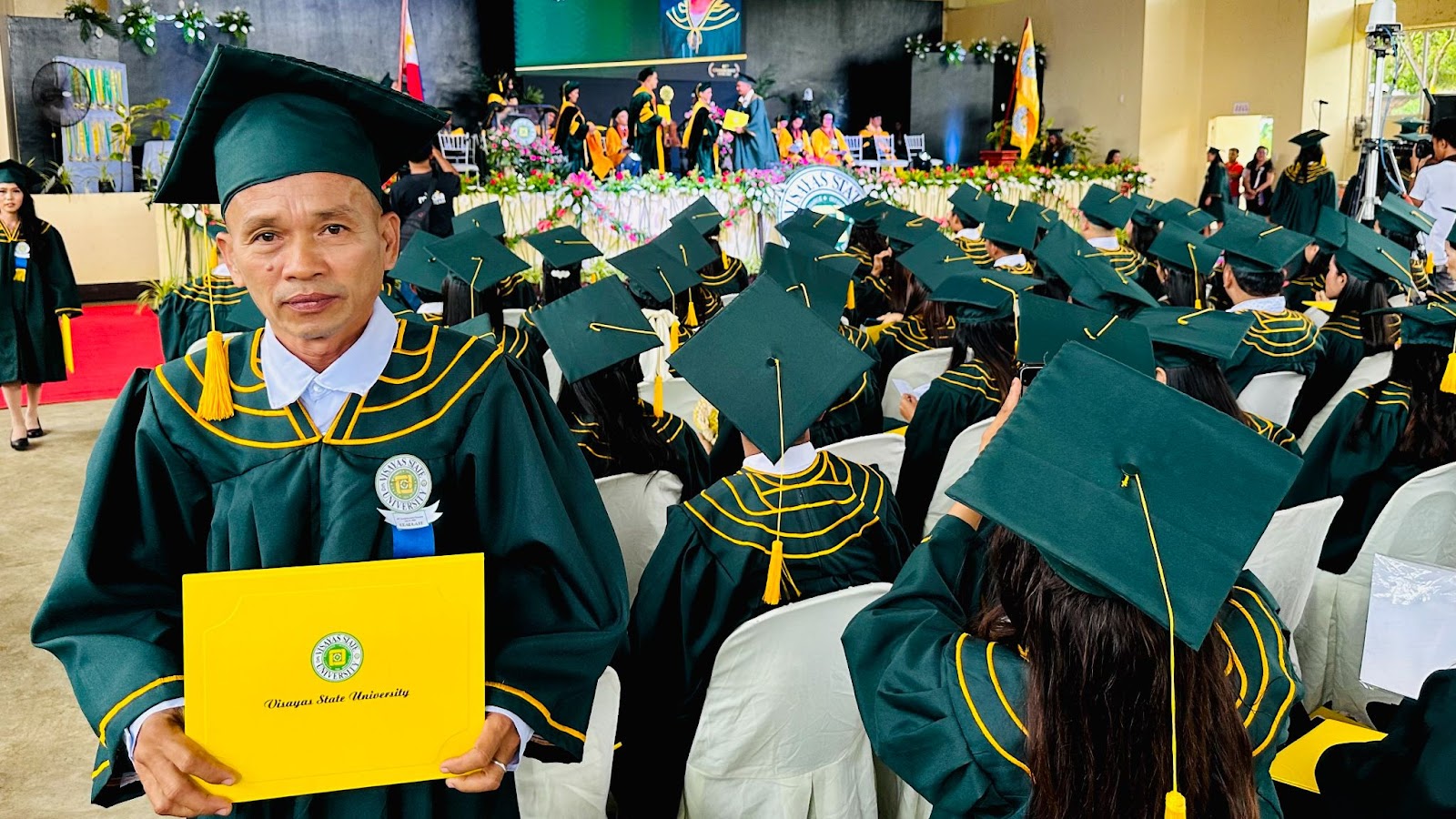 Rene Arpon, the 55-year old VSU Villaba graduate.