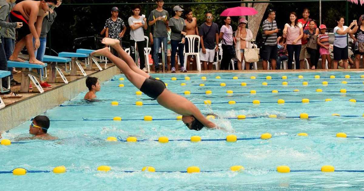 swimming