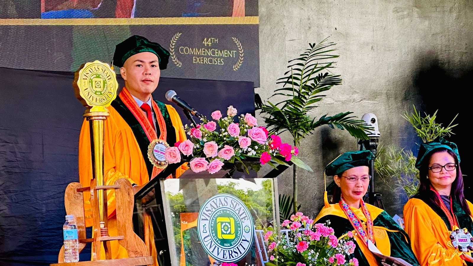 IN PHOTOS: VSU Villaba Graduation Address of Regent Veloso